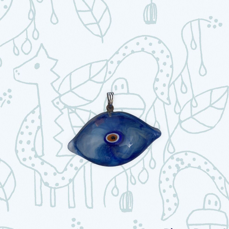 آویز گردنبند دخترانه مدل چشم نظر