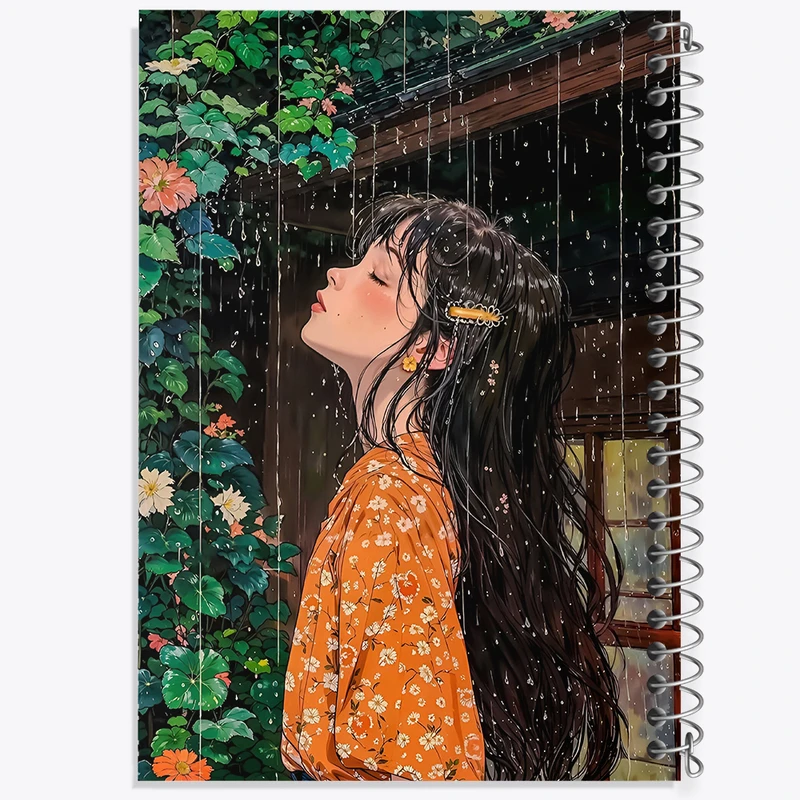 دفتر ژورنال نویسی 50 برگ خندالو مدل نقطه ای طرح دخترانه کد N4836