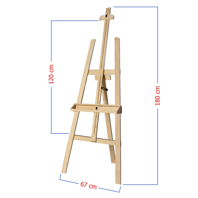 عکس شماره 5 : سه پایه بوم نقاشی پارس بوم مدل single groove-non c