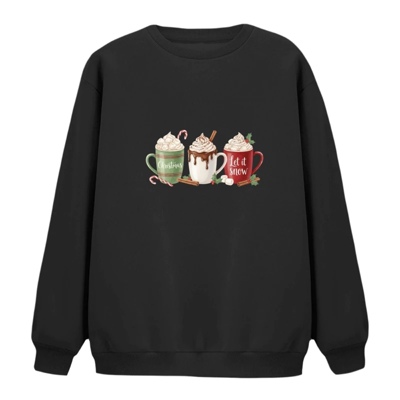 سویشرت زنانه مدل کریسمسی کد 15