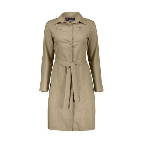 مانتو زنانه کد GG9904 رنگ سبز زیتونی