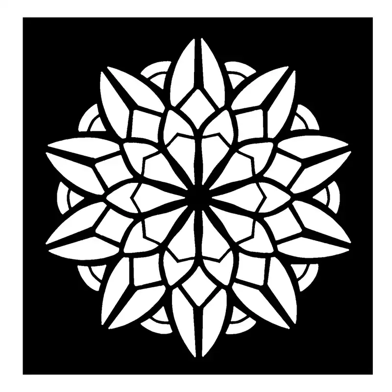 شابلون باتیس آرت طرح تذهیب کد 50-505