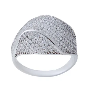  انگشتر نقره زنانه بازرگانی میلادی کد AWR_573