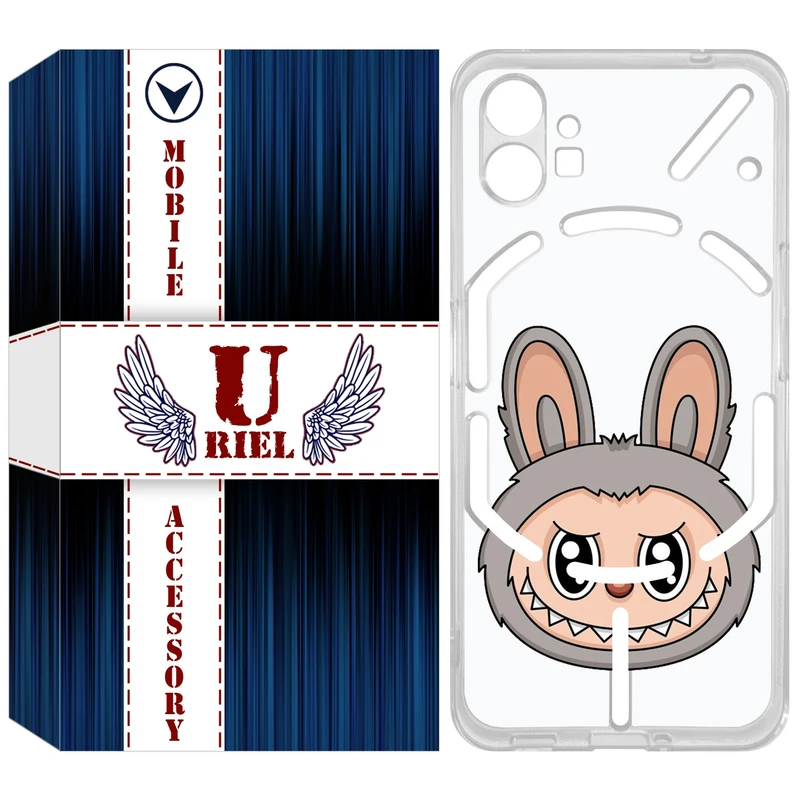 کاور یوریل مدل Clear کد 114 طرح لبوبو مناسب برای گوشی موبایل ناتینگ فون Nothing Phone 1