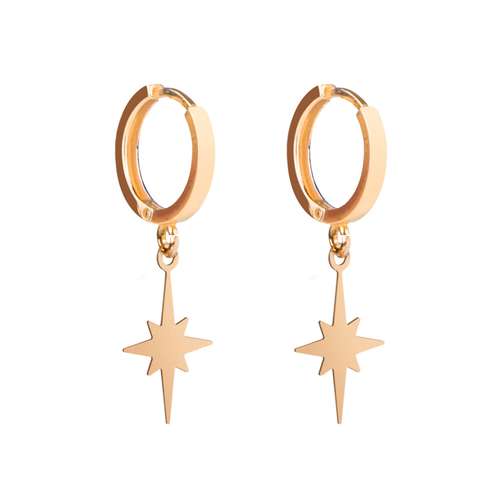 گوشواره طلا 18 عیار زنانه ریسه گالری مدل 3056