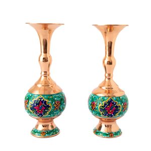 نقد و بررسی گلدان مسی طرح مس و پرداز مدل JPA02 بسته 2 عددی توسط خریداران