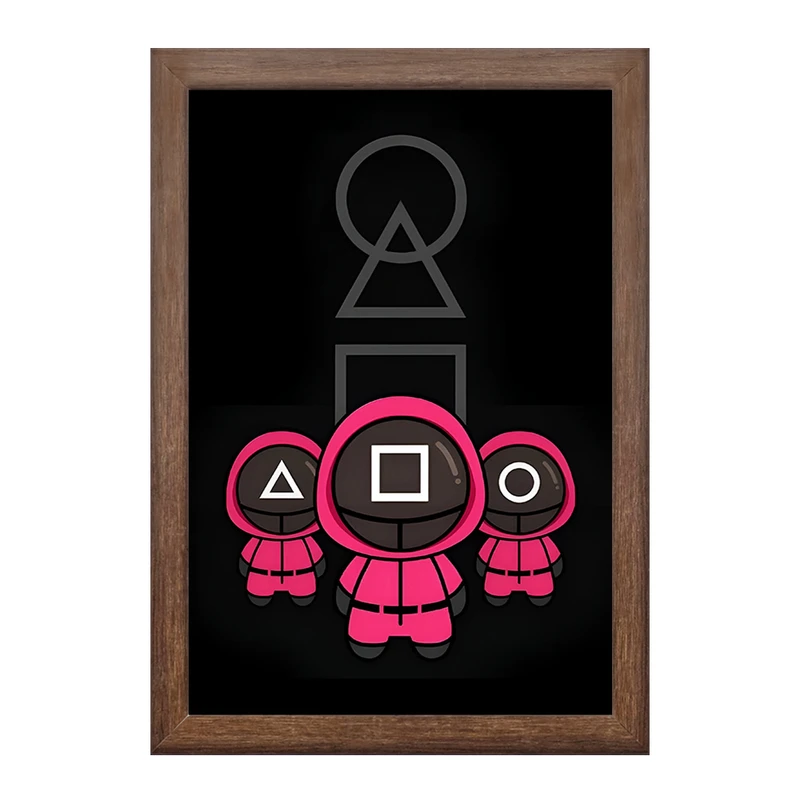 تابلو خندالو طرح بازی مرکب (Squid Game) کد F10144