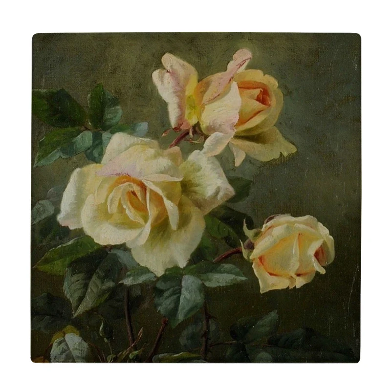 زیر لیوانی طرح گل رز کد    3112931_257