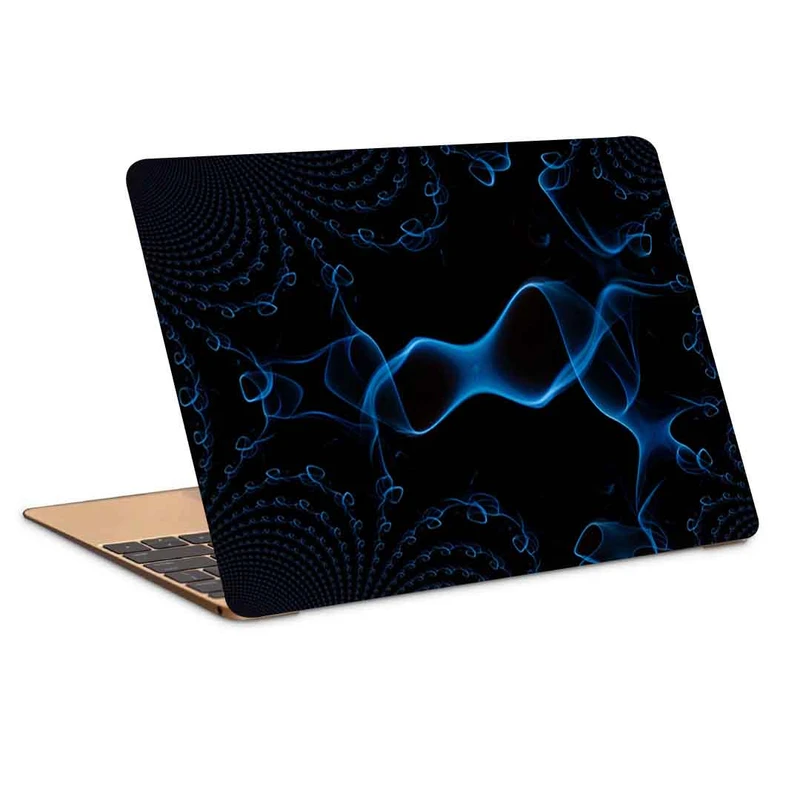 استیکر لپ تاپ طرح black background smoke line abstractionکد P-638 مناسب برای لپ تاپ 15.6 اینچ