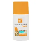 فلوئید ضدآفتاب بی‌رنگ مای SPF50 مدل Smart Defense مناسب انواع پوست، حجم 50 میلی‌لیتر