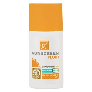 فلوئید ضدآفتاب بی‌رنگ مای SPF50 مدل Smart Defense مناسب انواع پوست، حجم 50 میلی‌لیتر
