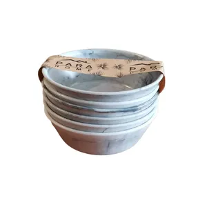 پیاله مدل ماربل بسته 6 عددی