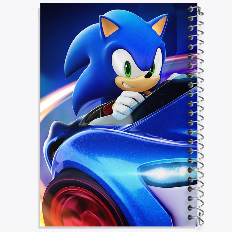 دفتر مشق 50 برگ خندالو طرح سونیک (Sonic) کد F954