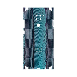 MAHOOT Turquoise feathers-FullSkin Cover Sticker for Xiaomi Redmi Note 9