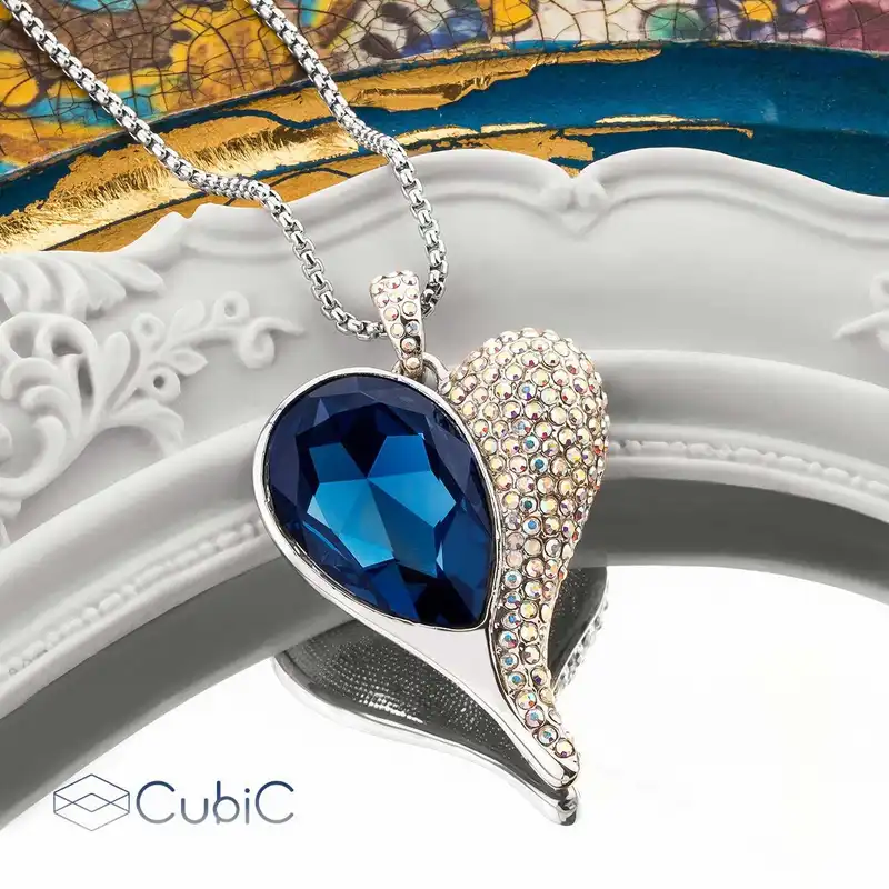 گردنبند زنانه کوبیک مدل QN-231094