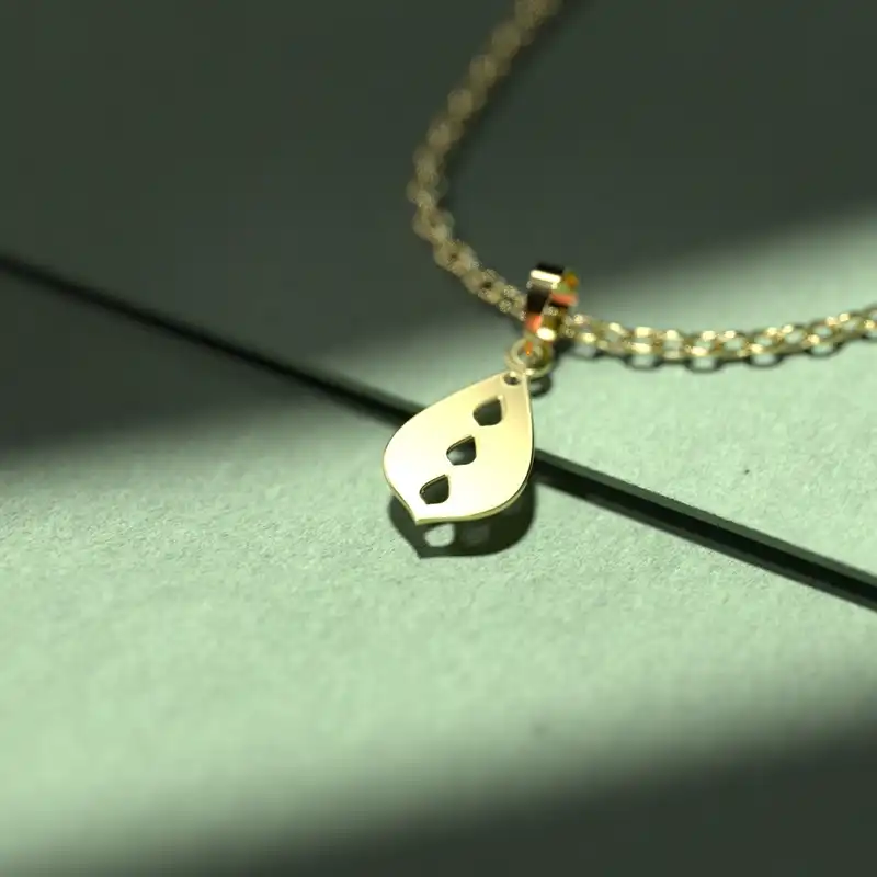 گردنبند طلا 18 عیار زنانه مدوپد مدل پروانه کد CA10442