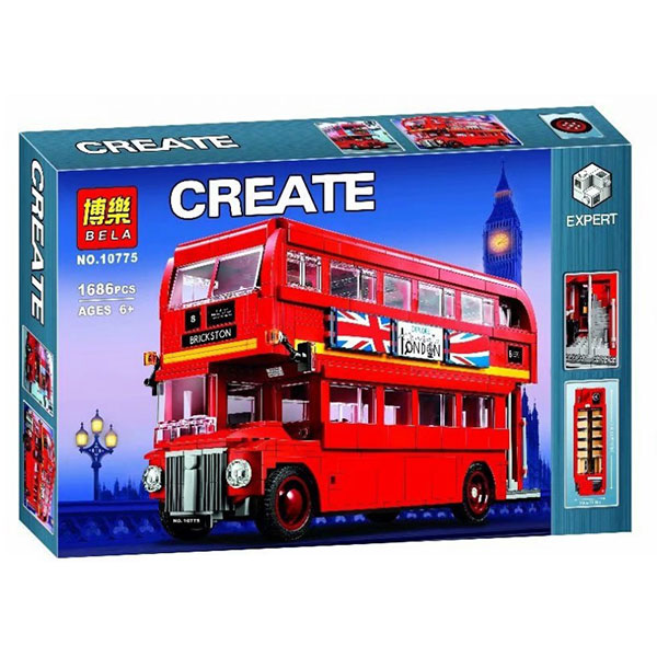 ساختنی بلا مدل اتوبوس گردشگری لندن کد 10775