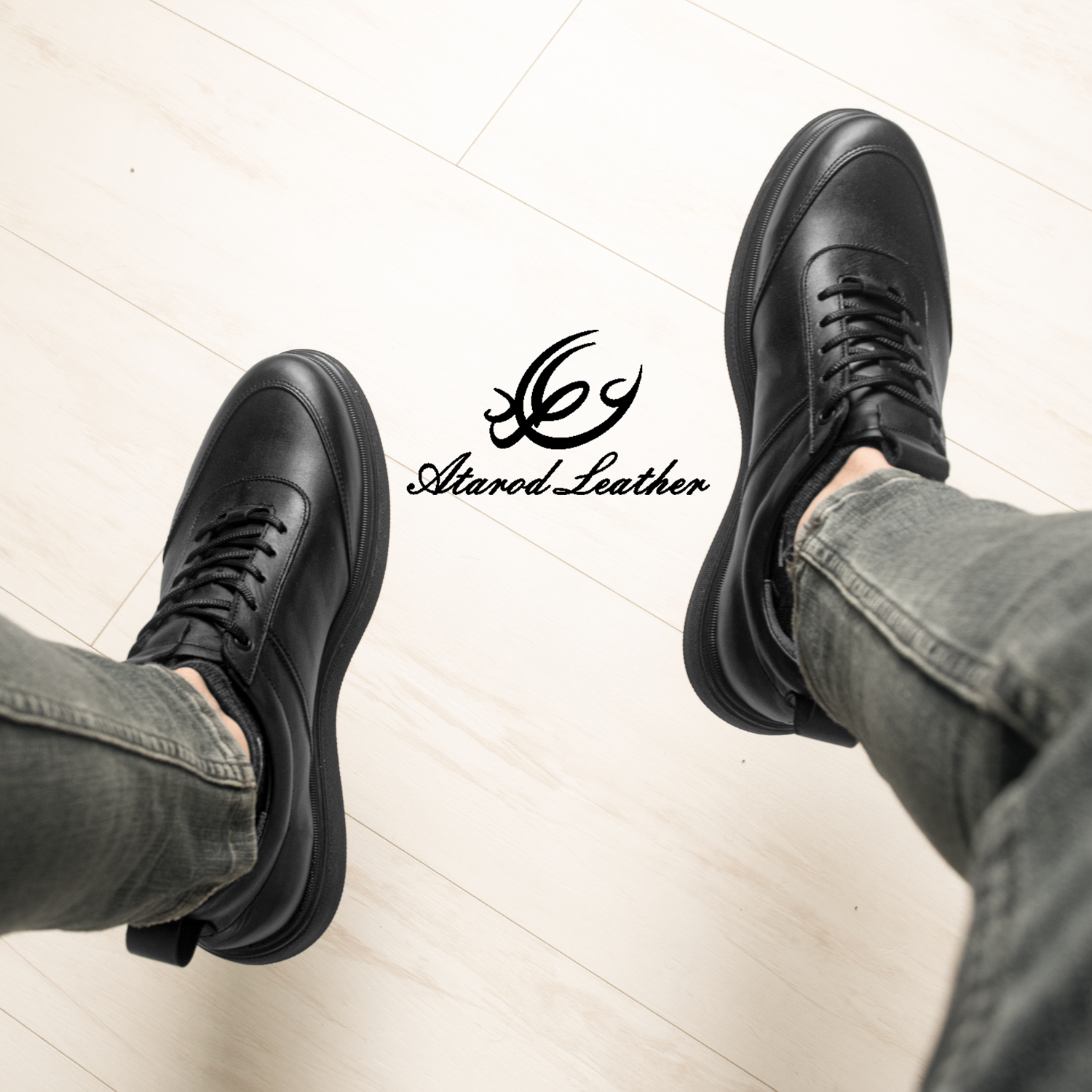 کفش روزمره مردانه چرم عطارد مدل چرم طبیعی کد SH36 -  - 12