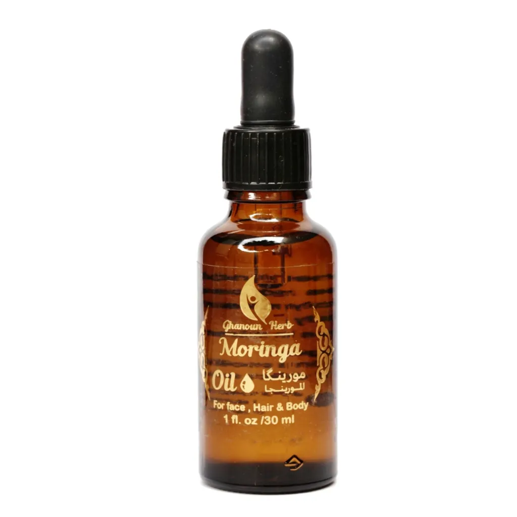 روغن پوست و موی گیاه قانون مدل مورینگا حجم 30 میلی‌لیتر نرم‌کننده، درخشان‌کننده مو، بهبود شوره و ریزش مو، محافظ و بهبود چین و چروک پوست، مناسب انواع پوست