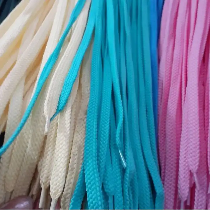 بند کفش مدل حصیری ریز بافت بسته 2 عددی طول 120 سانتی متر