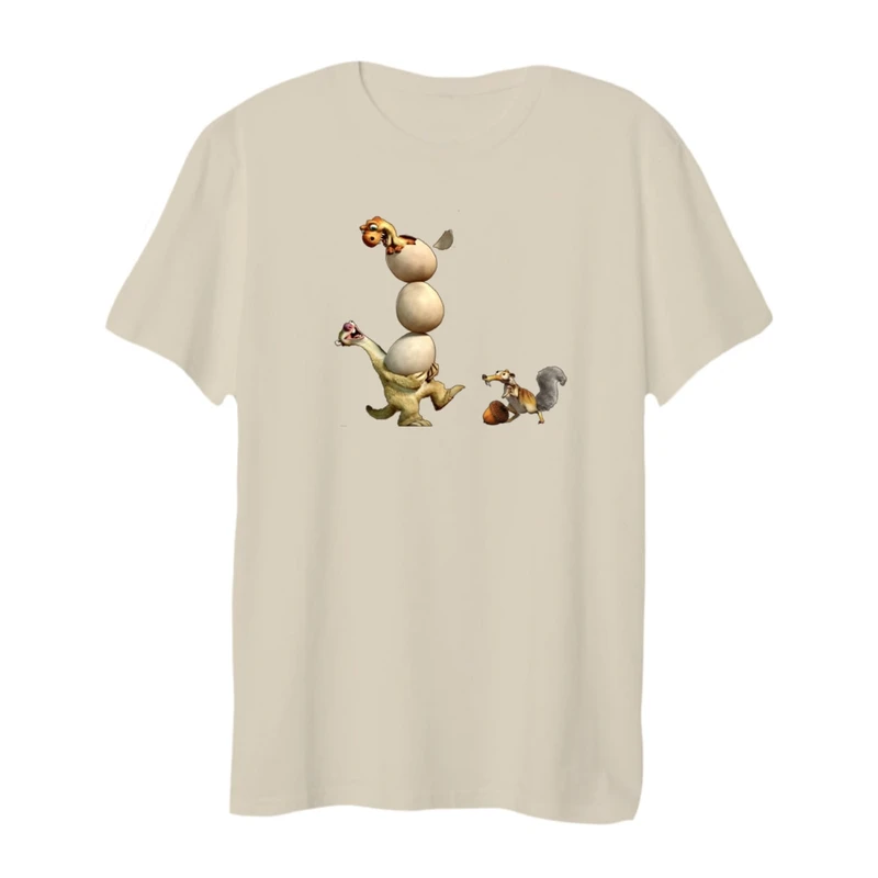 تی شرت لانگ زنانه مدل عصر یخبندان کد 4