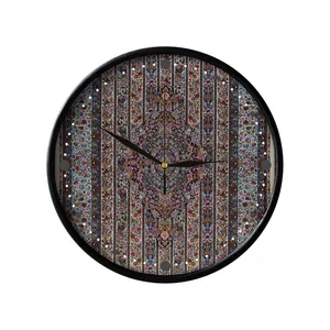 ساعت دیواری مدوپد طرح فرش قم محرمات ترنجی مدل C-Ghom016