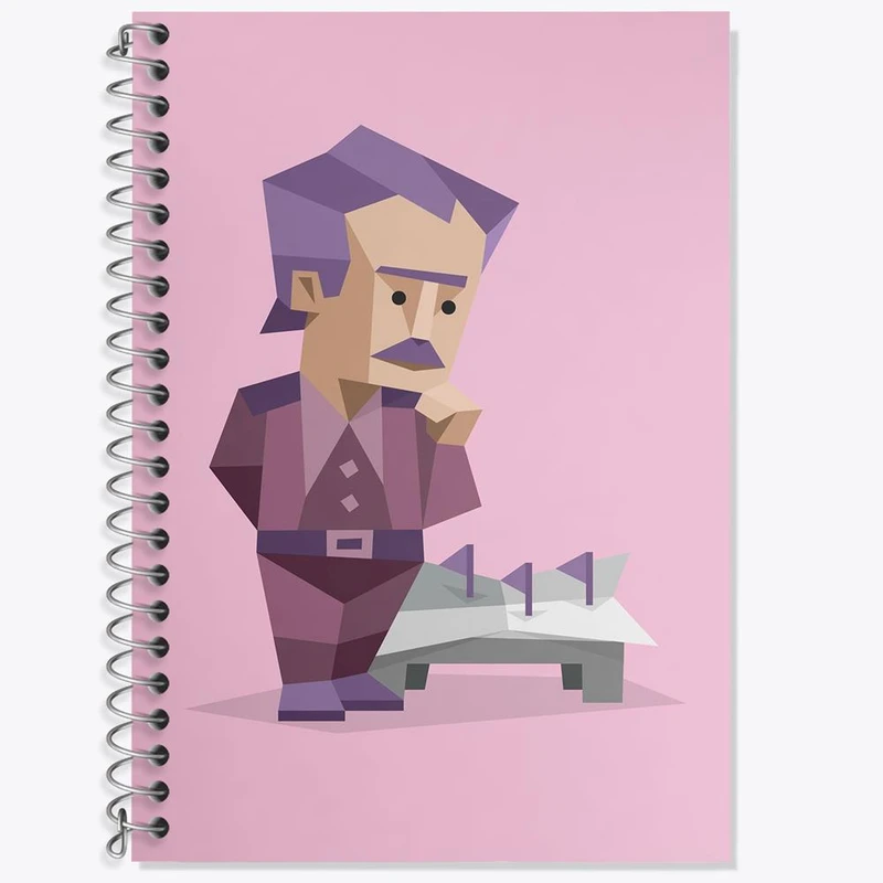 دفتر لغت 50 برگ خندالو مدل تایپ شخصیتی روشنفکر INTJ کد 7711