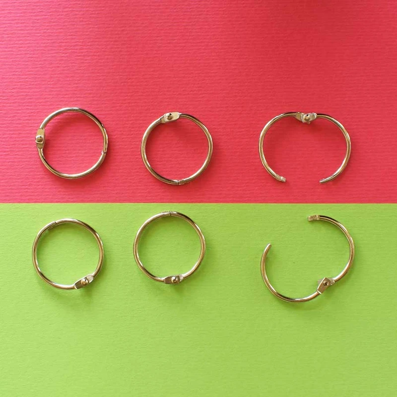 عکس شماره 2 : حلقه کلاسور مدل باز شو کد d30 بسته 6 عددی