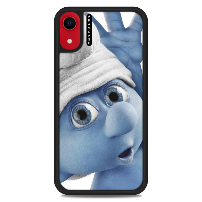 کاور آکام مدل AMC-WAXR-SMURFS-2 مناسب برای گوشی موبایل اپل iPhone XR