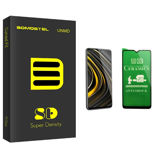 محافظ صفحه نمایش سرامیکی سوماستل مدل Sd Glass مناسب برای گوشی موبایل شیائومی Poco M3