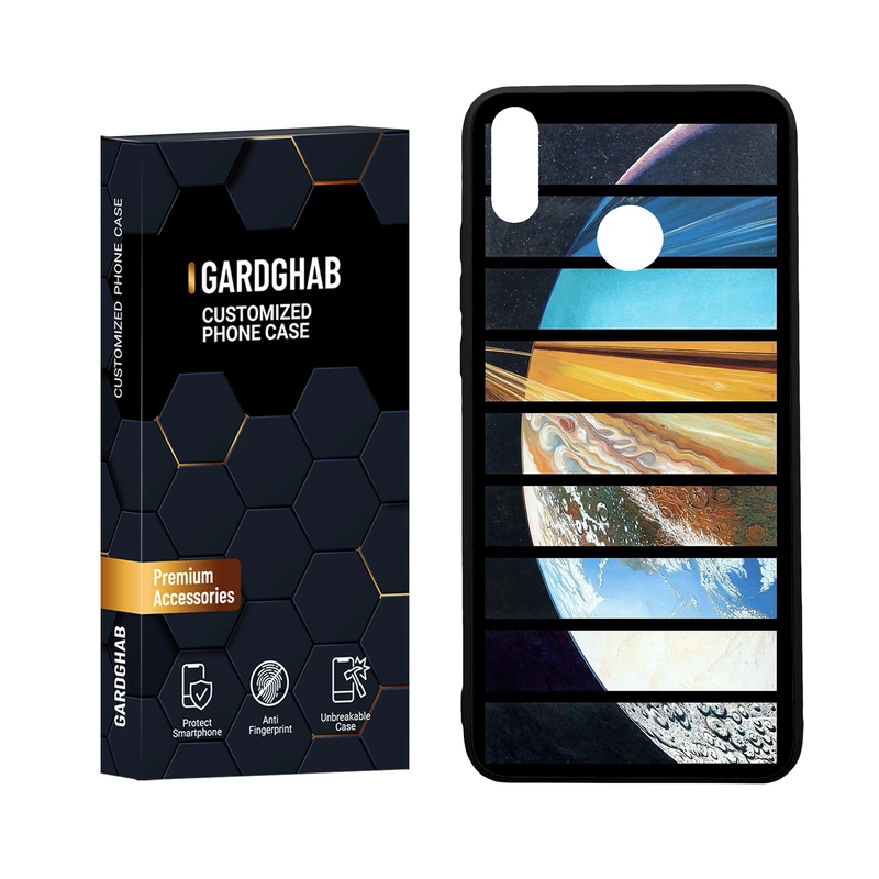 کاور گارد قاب مدل دور ژله ای کهکشان  مناسب برای گوشی  آنر  8x