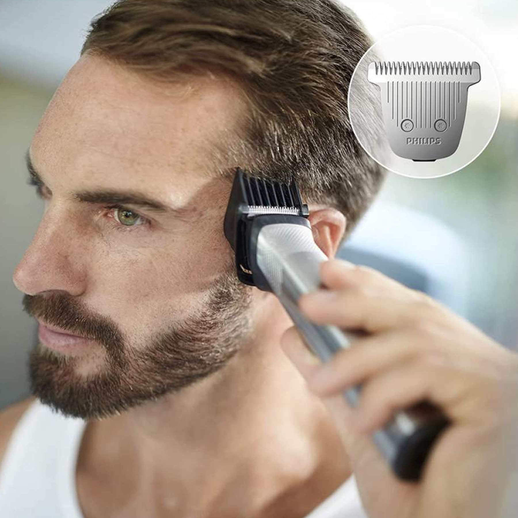 ست ماشین اصلاح موی صورت و بدن فیلیپس مدل MG7720/15