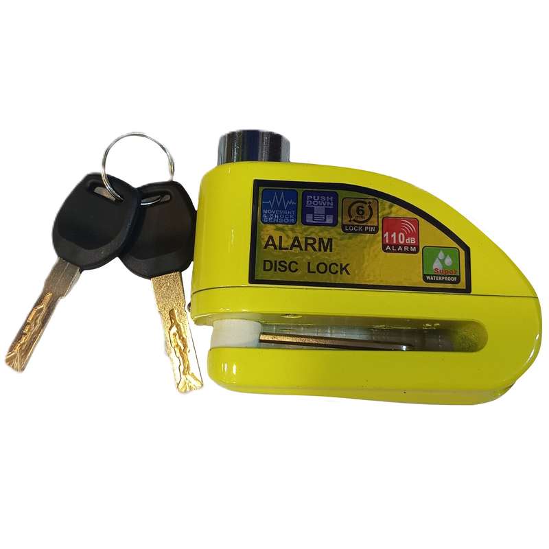 قفل دیسک آژیر دار موتور سیکلت جی اس دبلیو اس مدل FS8305