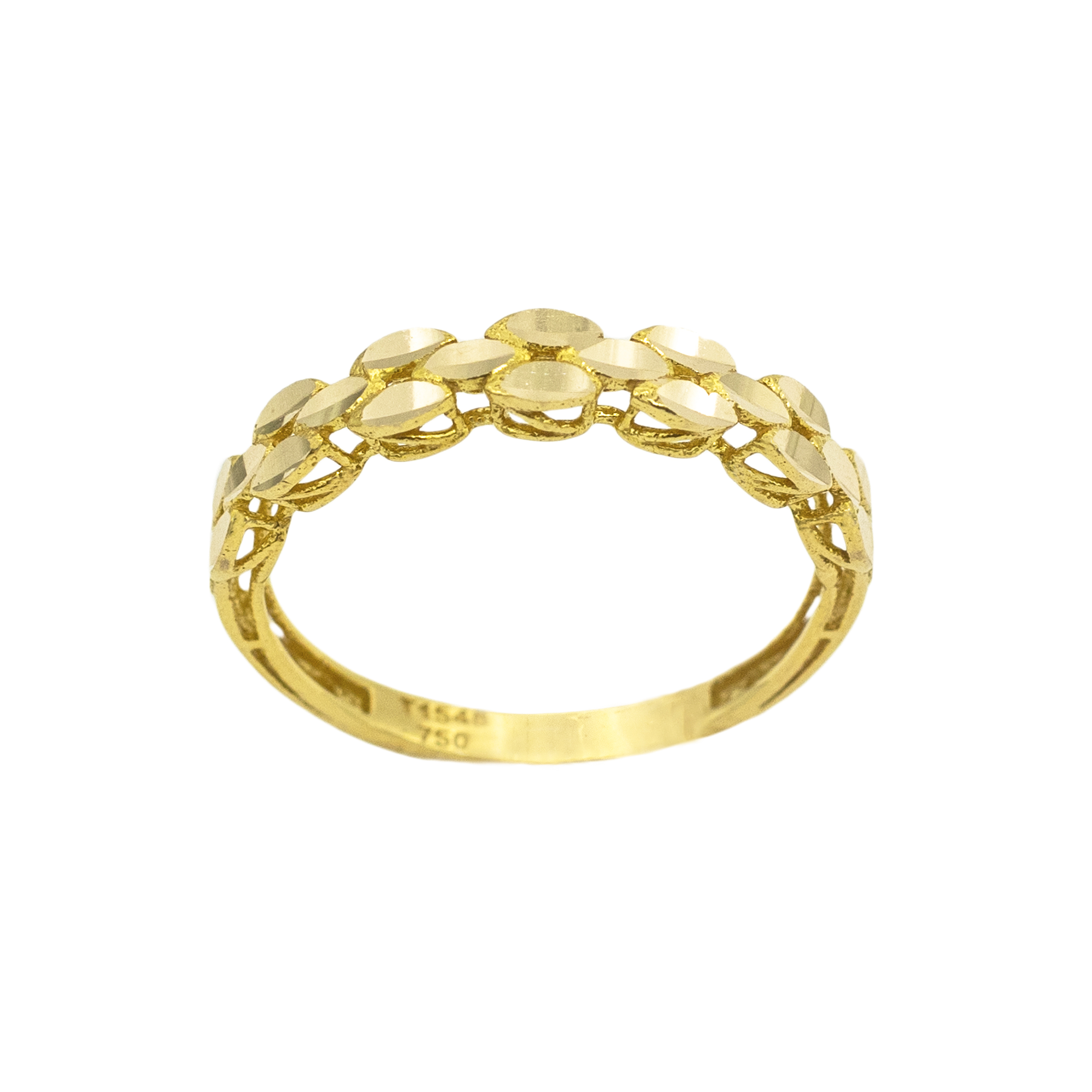 انگشتر طلا 18 عیار زنانه باراد زر مدل بهرخ کد BZ78