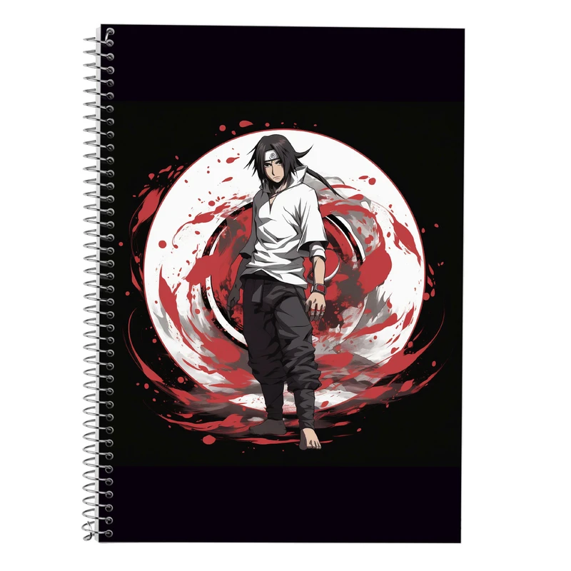 دفتر زبان 50 برگ مدوپد مدل دوخط طرح Fullmetal Alchemist کد DF2263