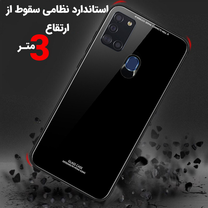 کاور لوکسار مدل Crystal مناسب برای گوشی موبایل سامسونگ Galaxy A21s 3