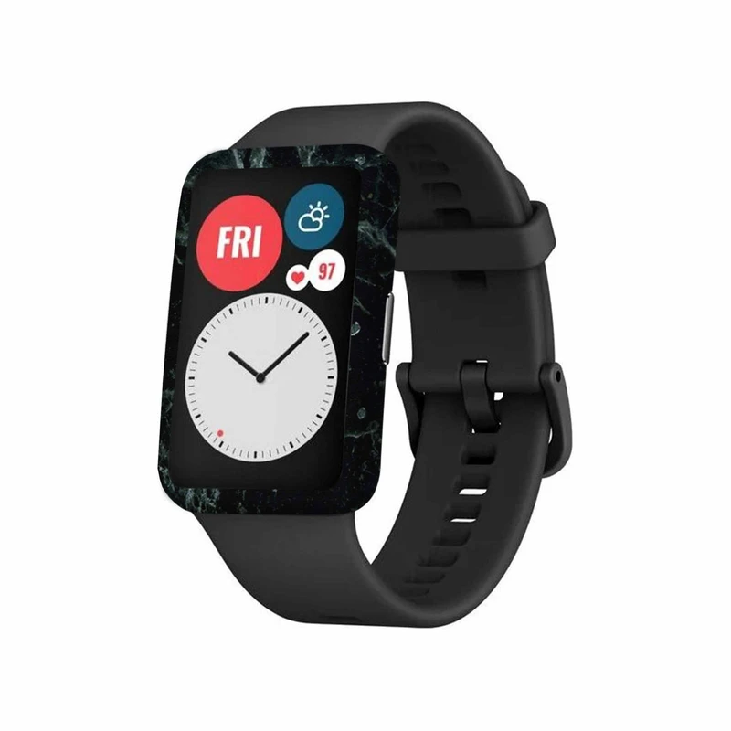  برچسب ماهوت طرح Graphite-Green-Marble مناسب برای ساعت هوشمند هوآوی Watch Fit