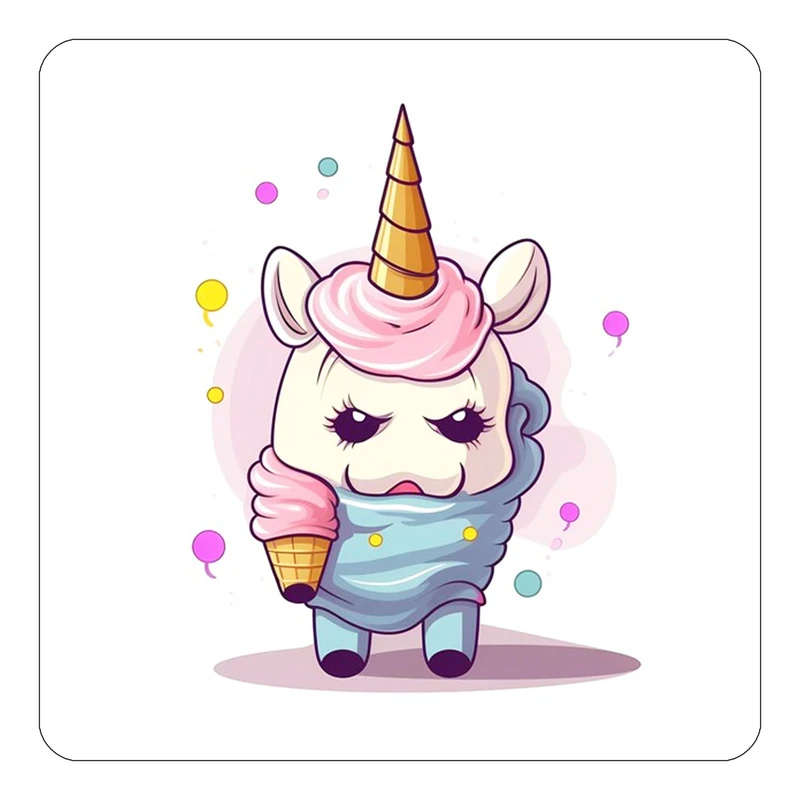 مگنت کاکتی طرح اسب تک شاخ و یونیکورن مدل mp32609