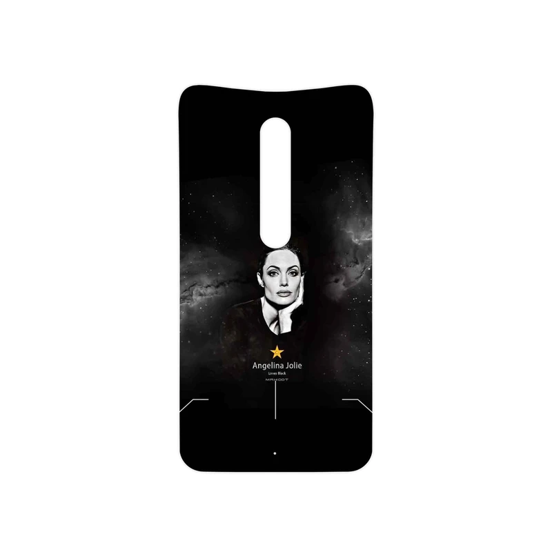 برچسب پوششی ماهوت مدل Angelina Jolie مناسب برای گوشی موبایل موتورولا Moto X Style