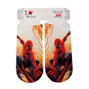 جوراب پسرانه مدل Spiderman کد 04-7