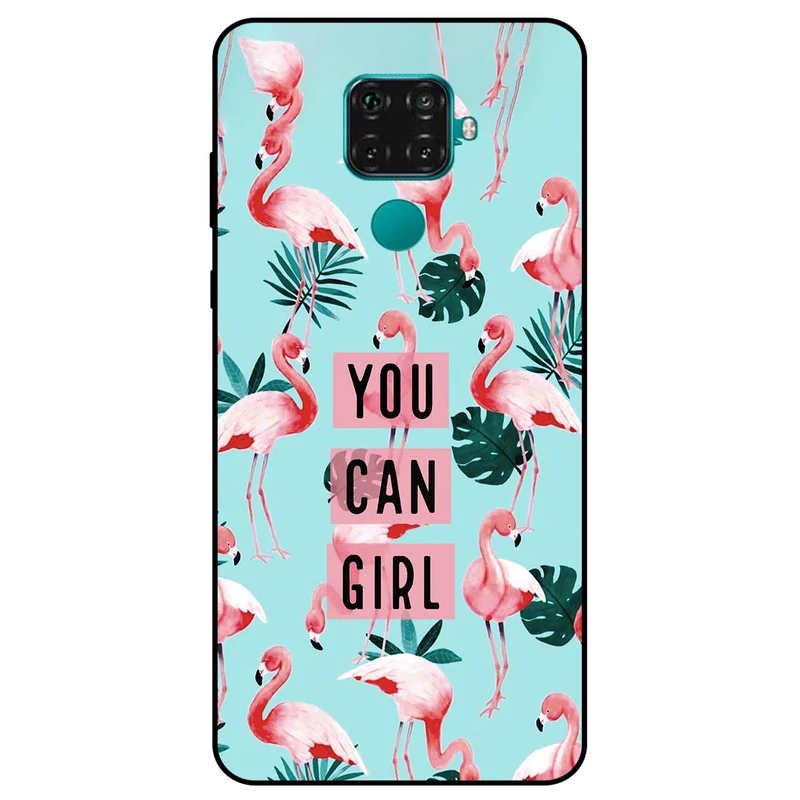 کاور مگافون طرح فلامینگو مدل 8032 مناسب برای گوشی موبایل هوآوی Mate 30 Lite