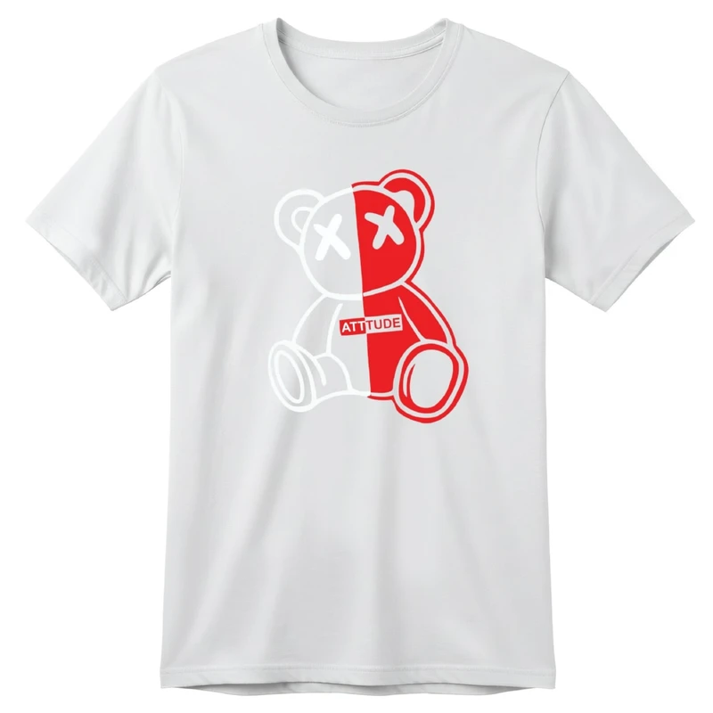 تی‌شرت آستین کوتاه بچگانه مدل خرسی کد v38 