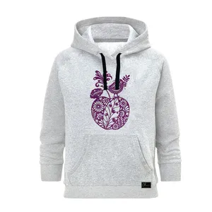 هودی زنانه مدل یلدا کد B141 رنگ طوسی