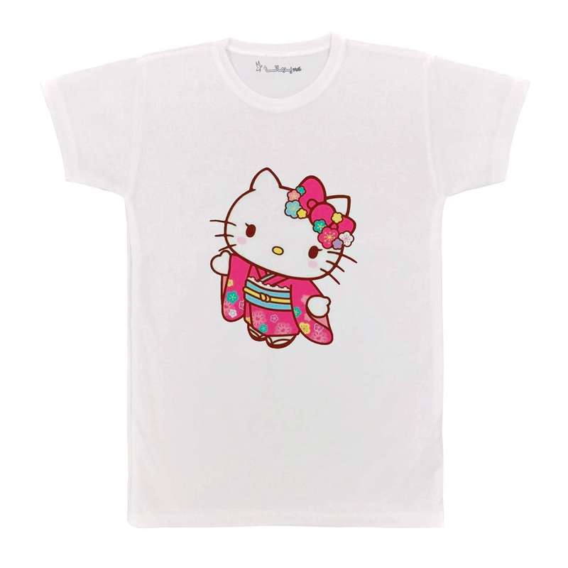 تی شرت بچگانه پرمانه طرح Kitty کد pmt.2379