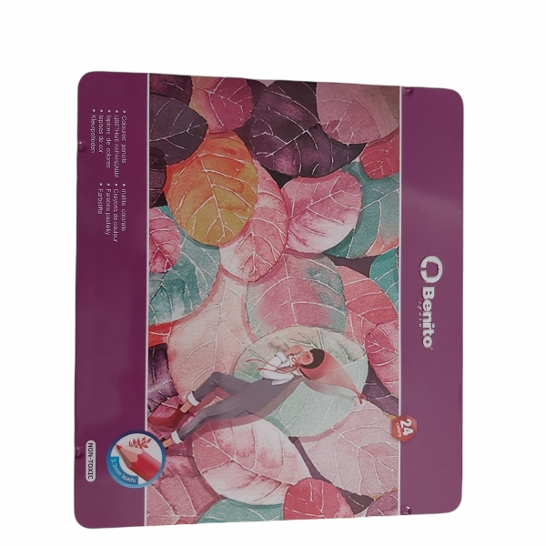 مدادرنگی 24 عددی بنیتو طرح برگ