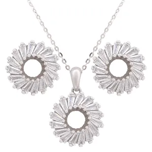 نیم ست نقره زنانه مدل M3118