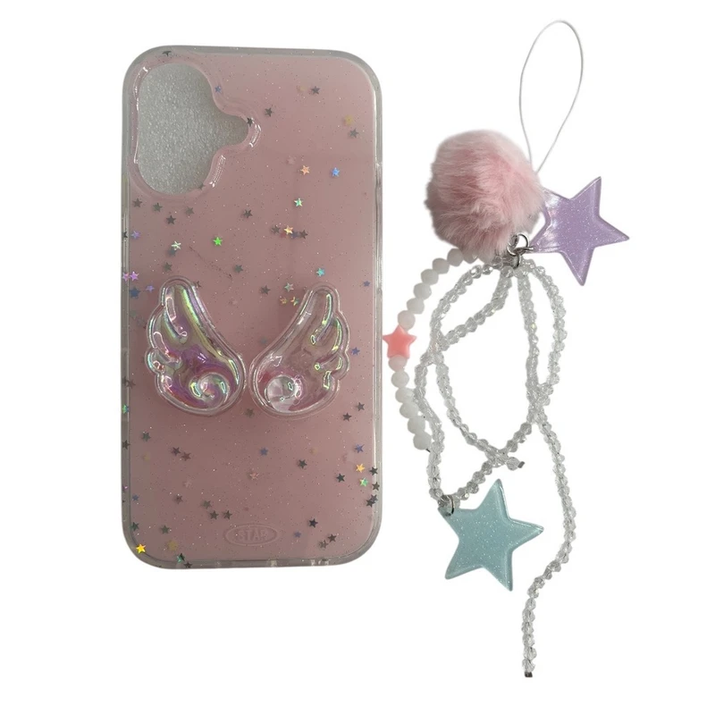 کاور مدل BAL FERESHTE مناسب برای گوشی موبایل اپل IPHONE 16 به همراه اویز 