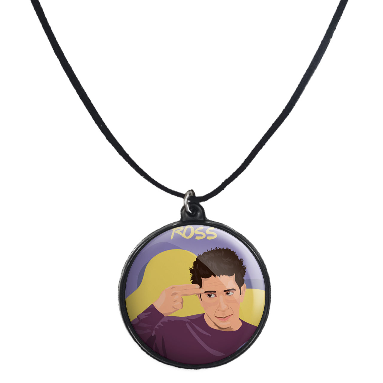 گردنبند پرمانه طرح فرندز کد pmb.18971 مدل دو طرفه