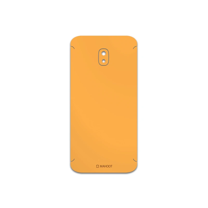 برچسب پوششی ماهوت مدل Matte-Orange مناسب برای گوشی موبایل سامسونگ Galaxy J3 2017