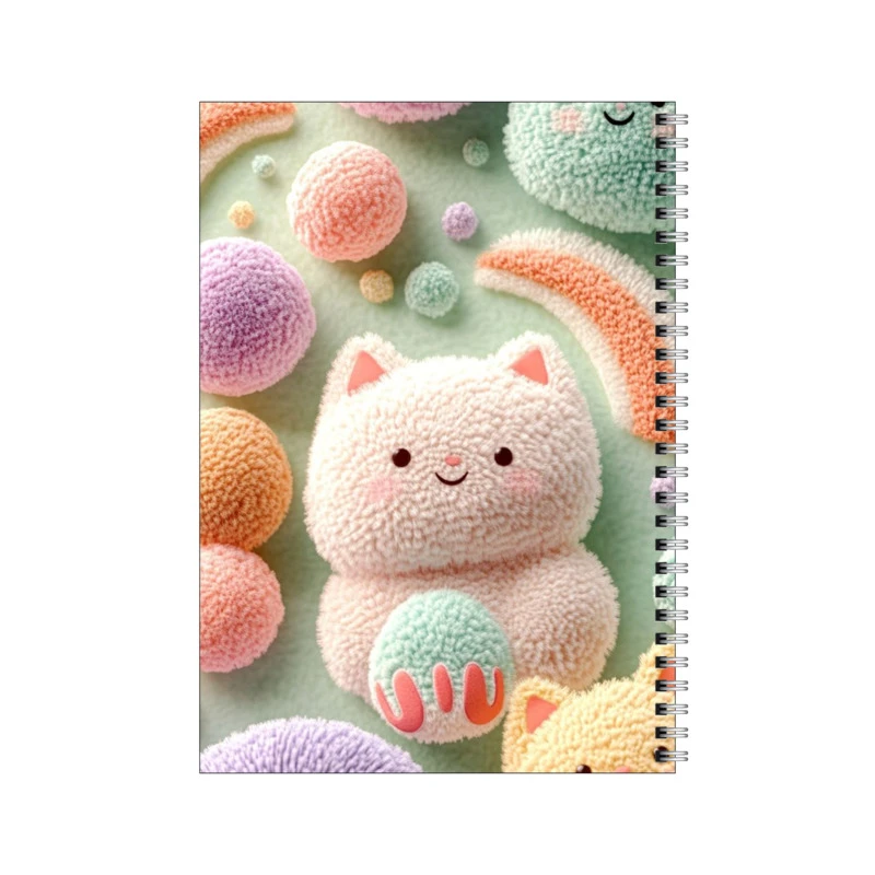 دفتر مشق 80 برگ بامبیلیپ طرح گربه پشمی کد 8709100